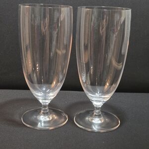 Vintage Marquis By Waterford Elegant Clear Iced Tea Glasses.
